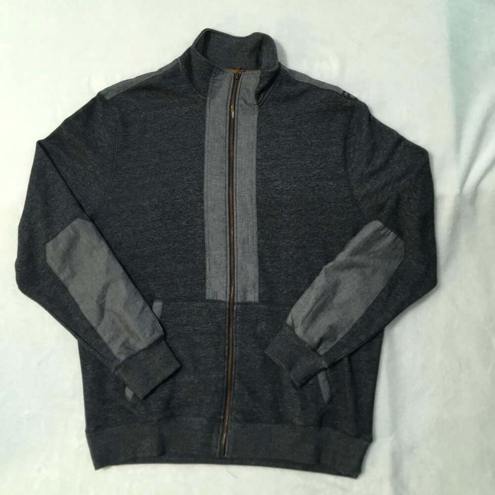 Sean John Grey Colorblock Full-Zip Track Jacket 3XL